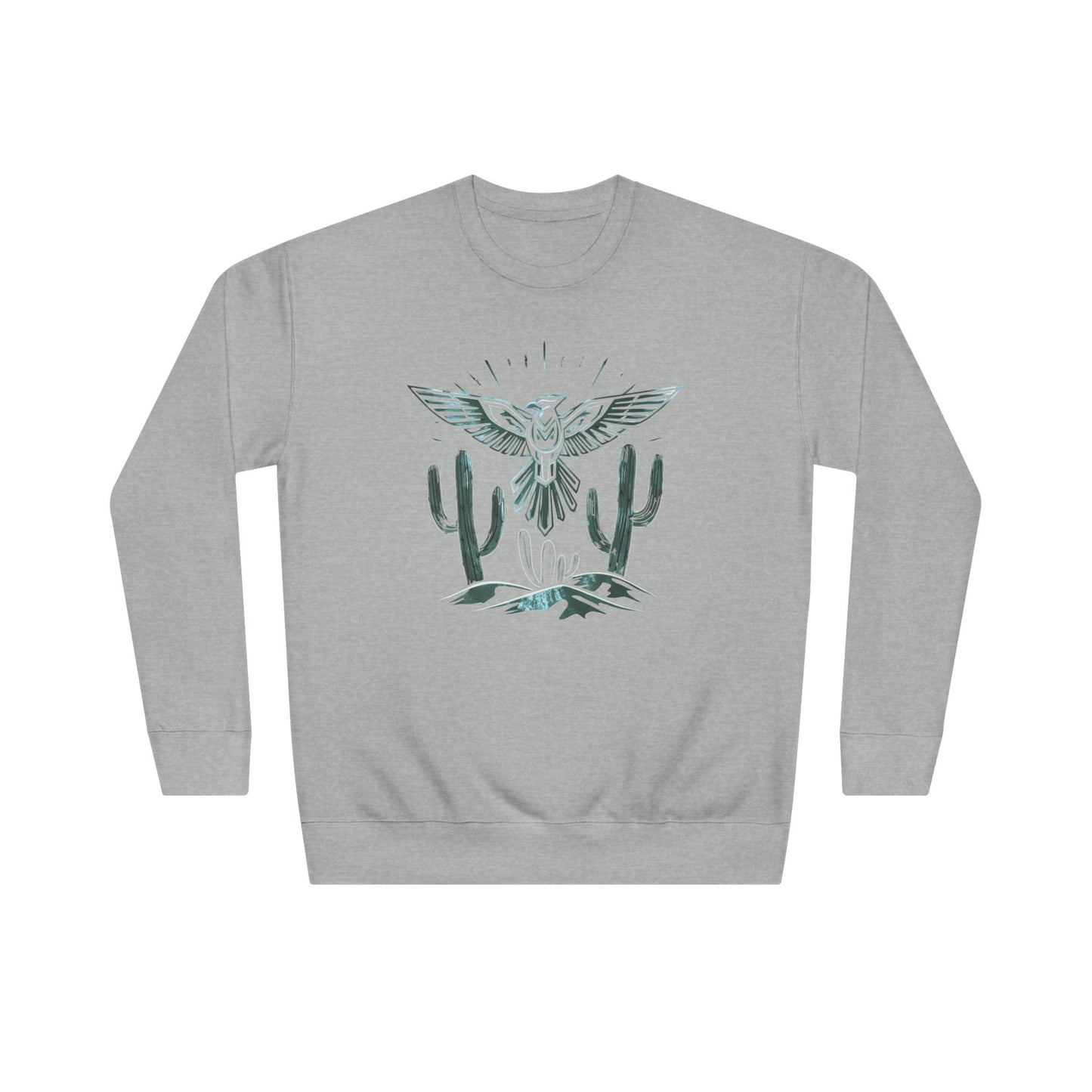 Thunderbird eagle Unisex Crew Sweatshirt - Cozy Cultural Artwear