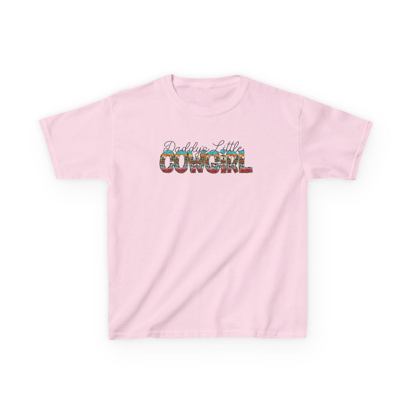 Kids Heavy Cotton™ Tee LITTLE DADDY'S COWGIRL