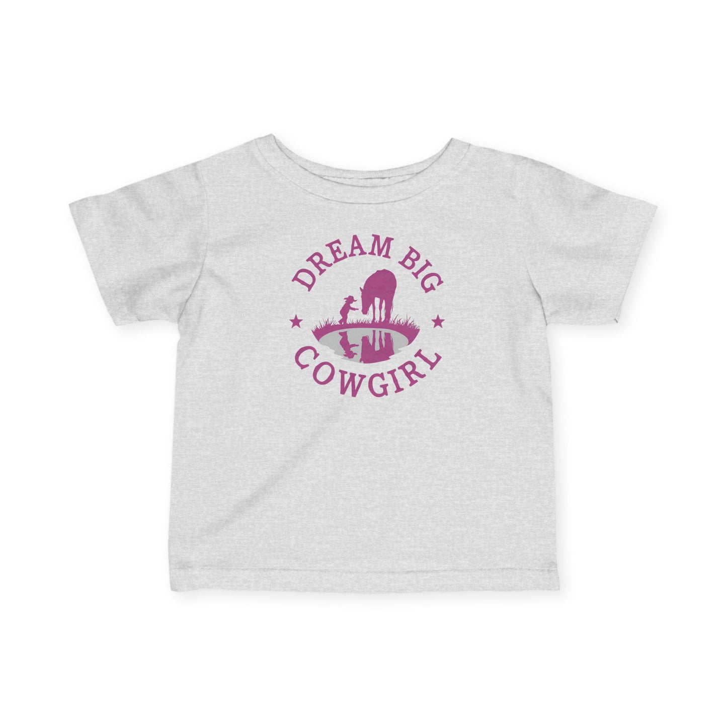 'Dream Big Cowgirl' Western Baby Shirt