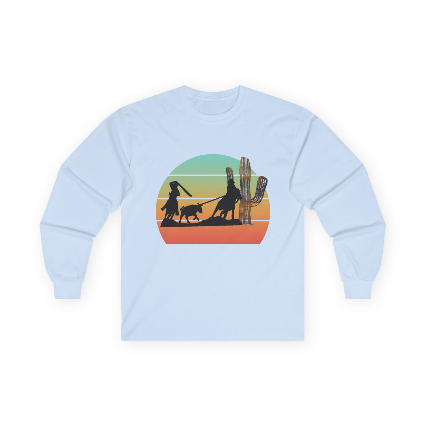 Unisex Ultra Cotton Long Sleeve Tee TEAM ROPING