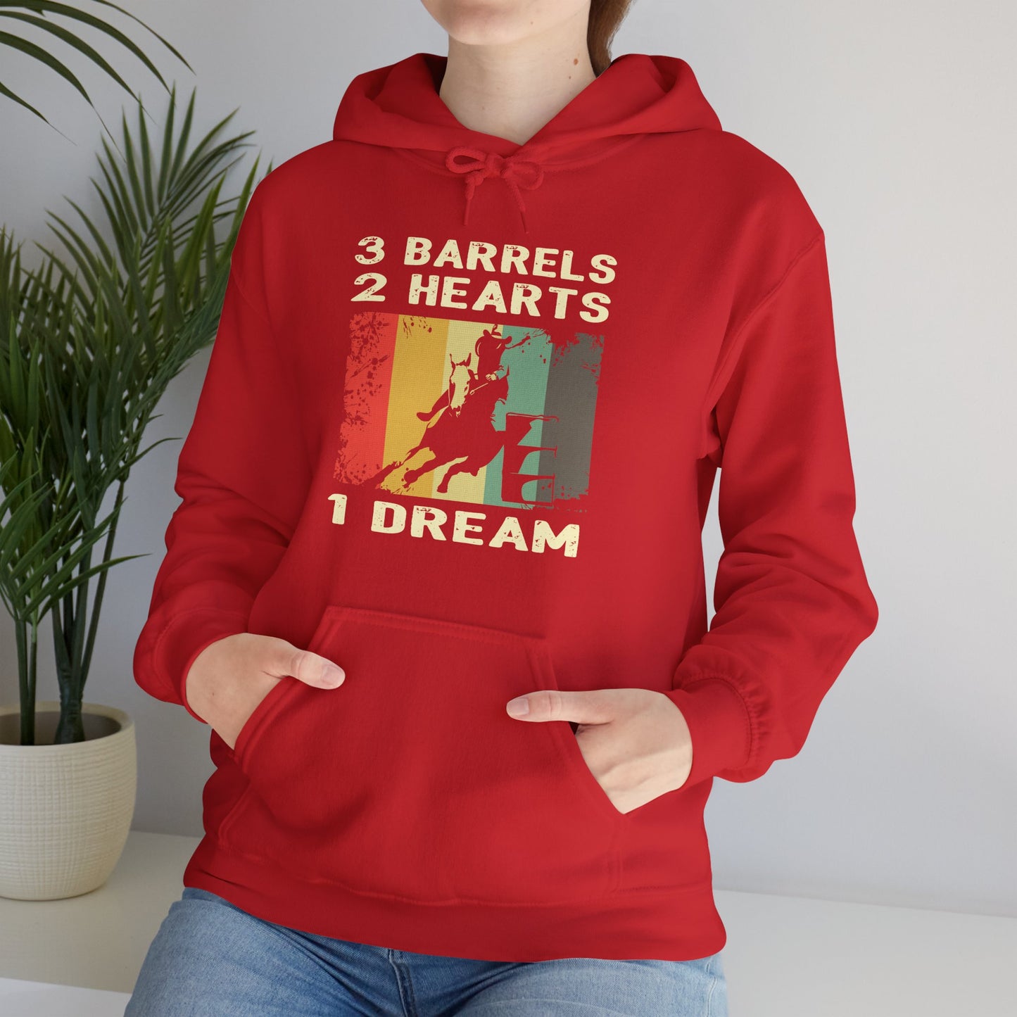 BARREL RACING Unisex Heavy Blend™ Hooded Sweatshirt