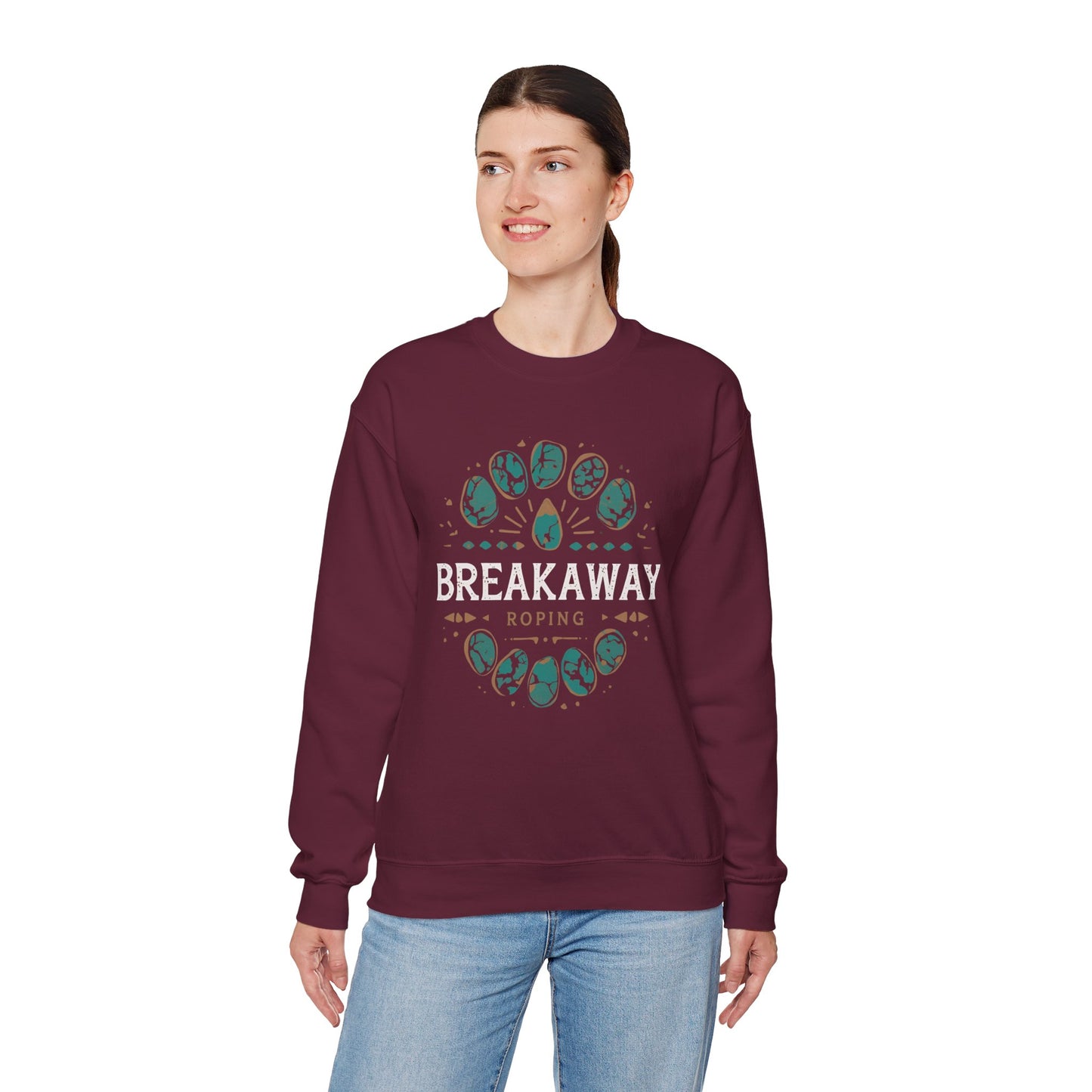 Crewneck Unisexe Breakaway - Turquoise Simple