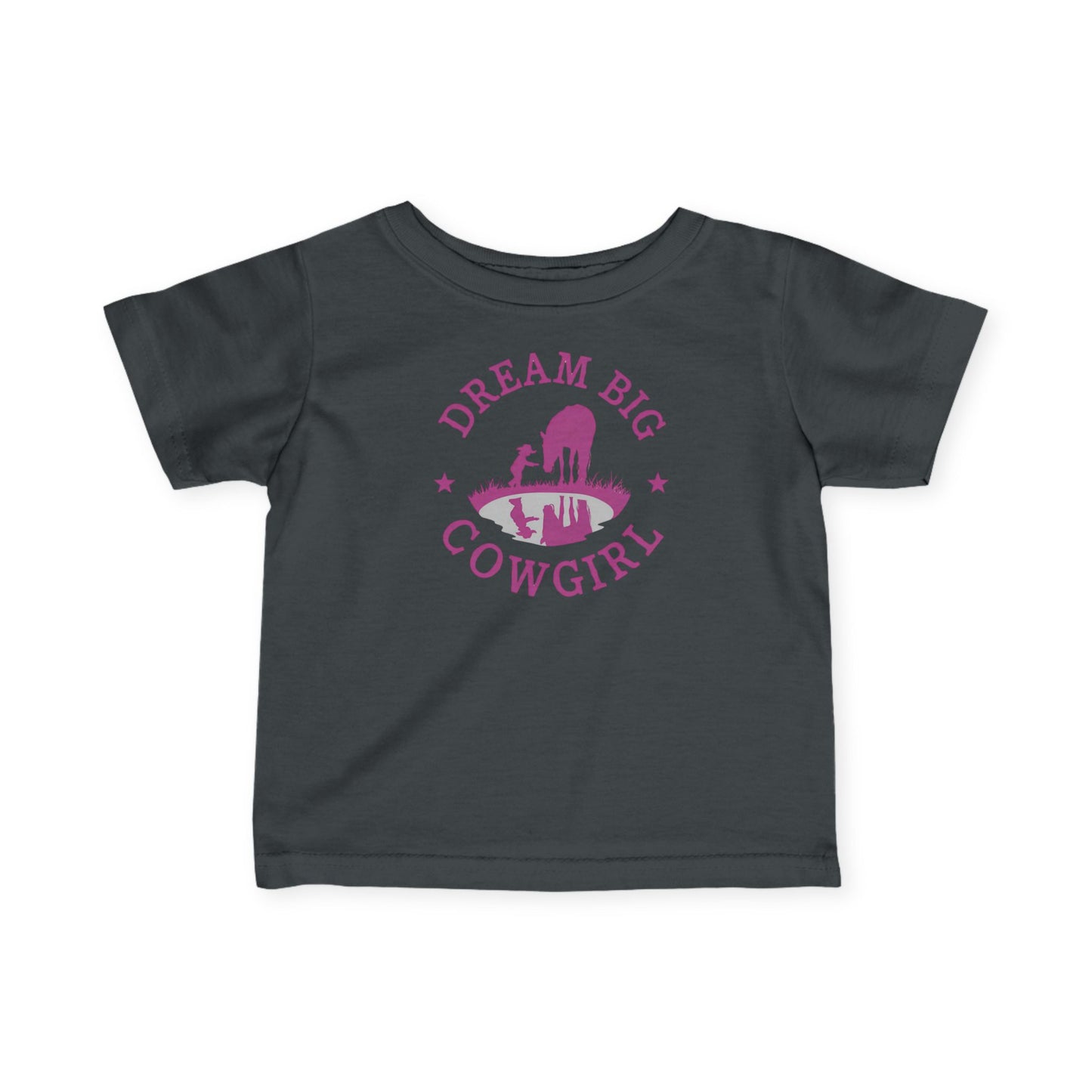 'Dream Big Cowgirl' Western Baby Shirt