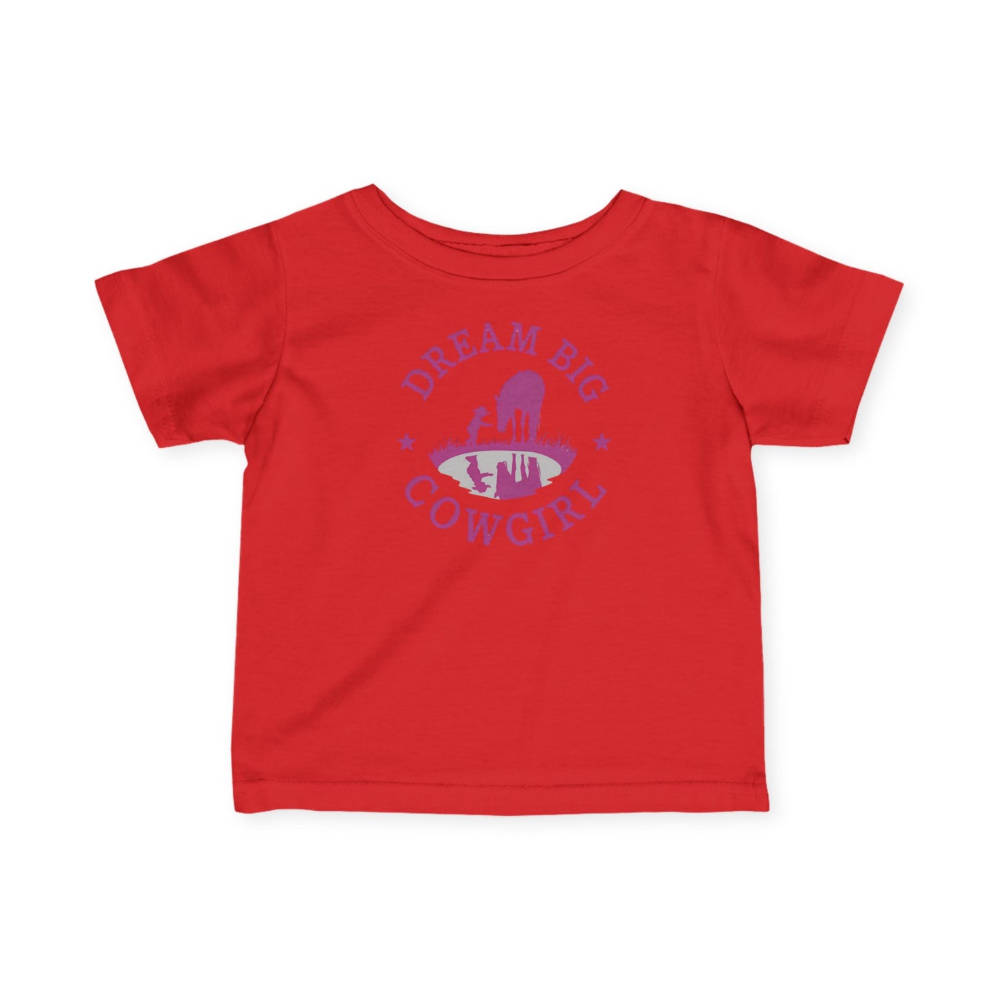 'Dream Big Cowgirl' Western Baby Shirt