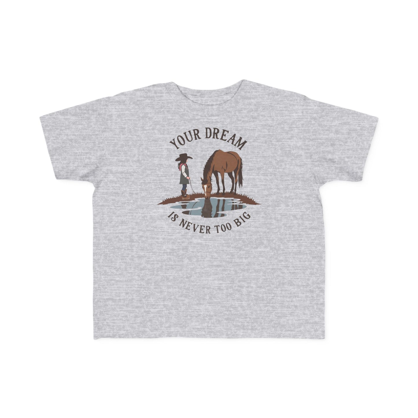Youth "Your Dream Is Never Too Big" Cowboy & Horse Kids Shirt