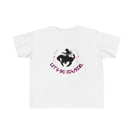 LET'S GO COWGIRL ENFANT Toddler's Fine Jersey Tee