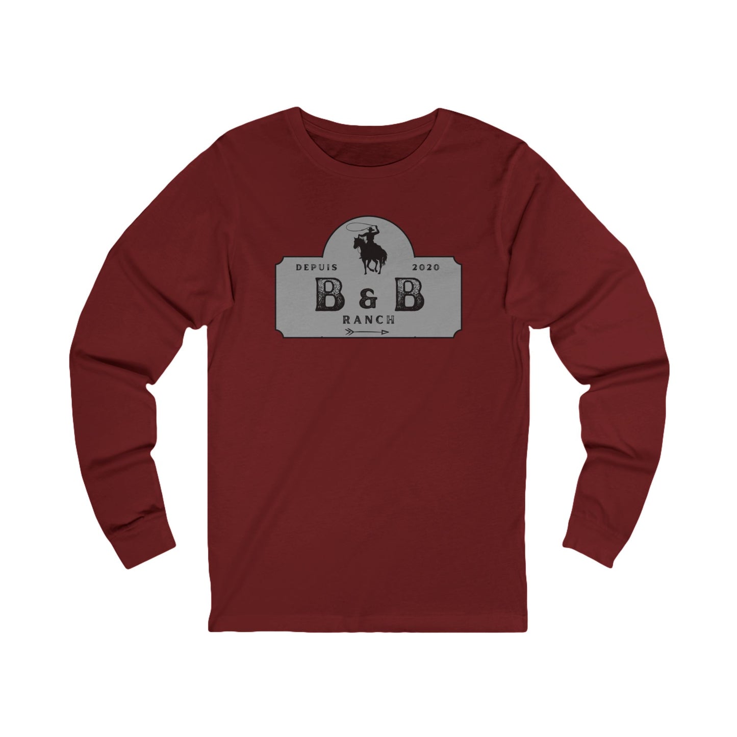 RANCH B & B LOGO Unisex Jersey Long Sleeve Tee