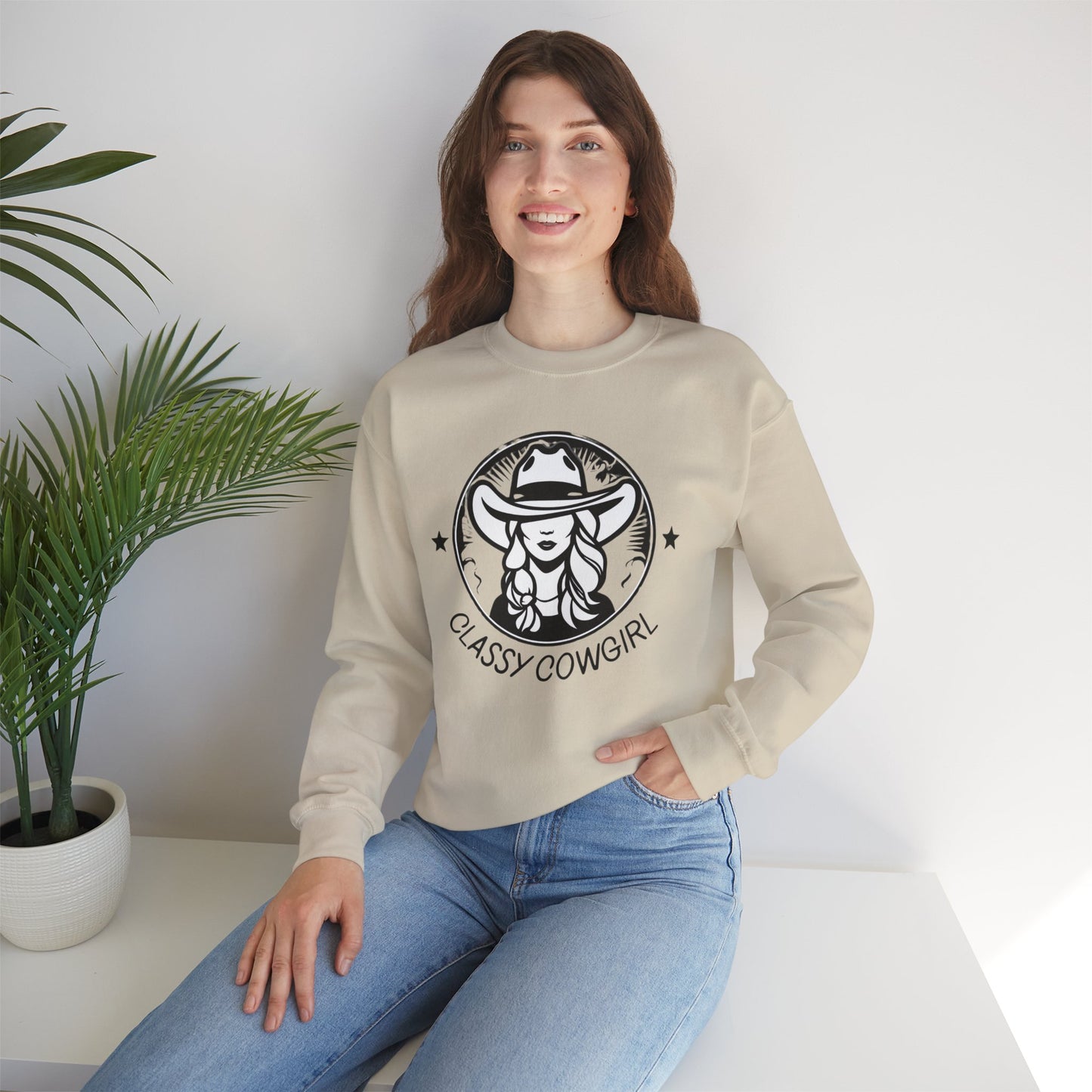 Classy Cowgirl Fashion Sweatshirt