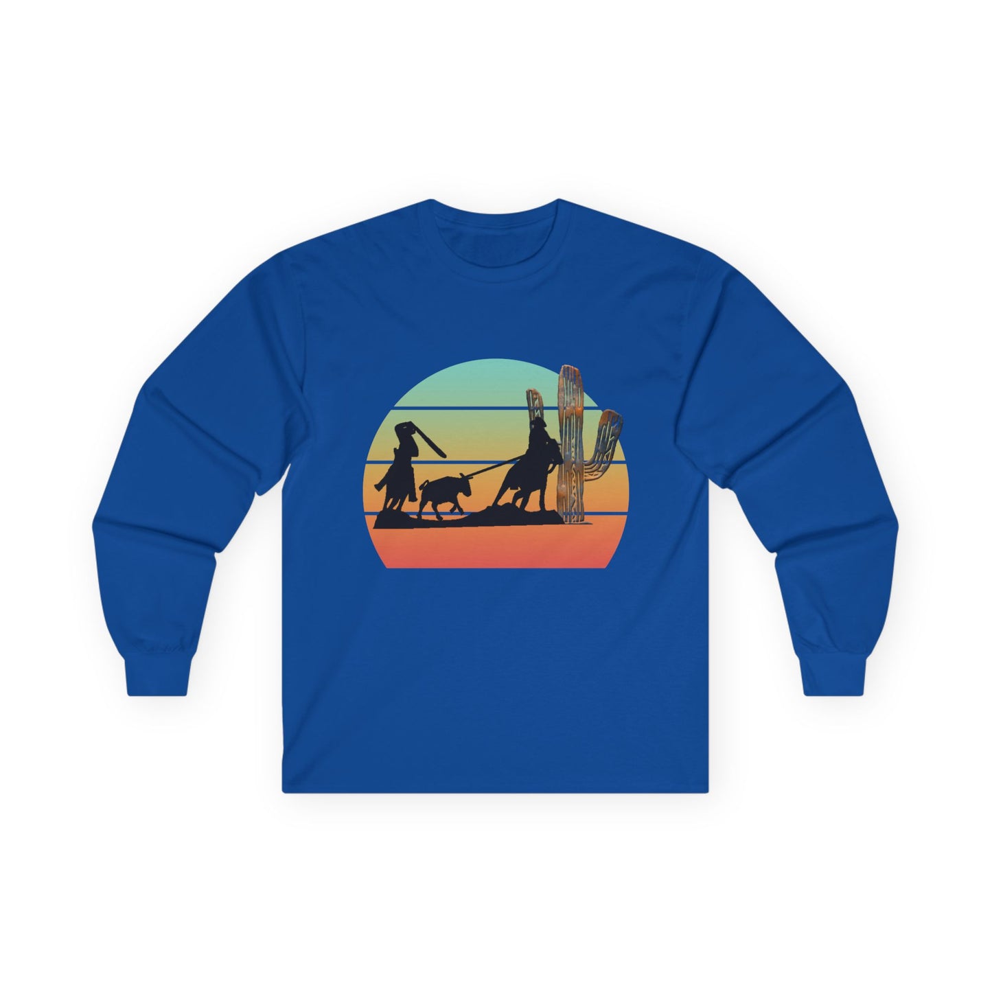 Unisex Ultra Cotton Long Sleeve Tee TEAM ROPING