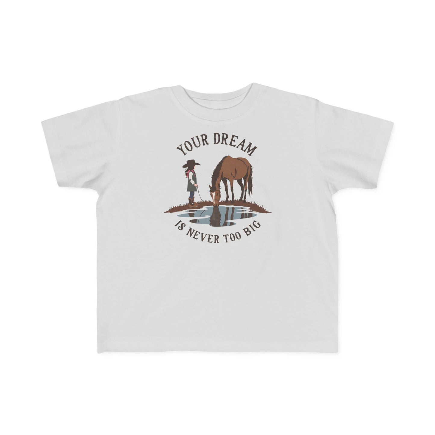 Youth "Your Dream Is Never Too Big" Cowboy & Horse Kids Shirt