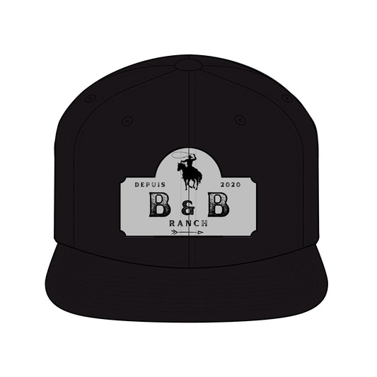 B&B Ranch Unisex Snapback Hat - Stylish Outdoor Accessory for Cowboy Enthusiasts