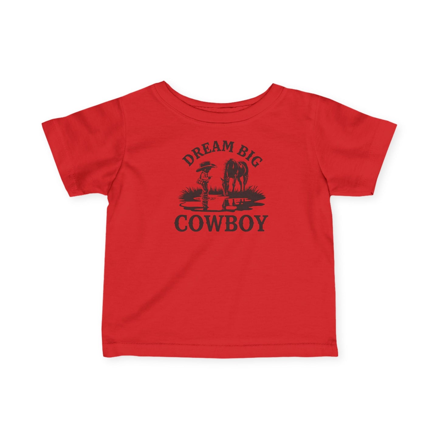 'Dream Big Cowboy' Western Baby Shirt