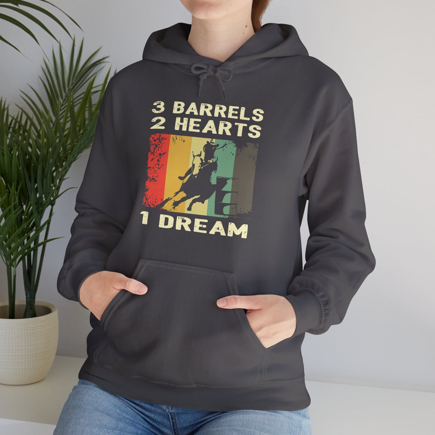 BARREL RACING Unisex Heavy Blend™ Hooded Sweatshirt