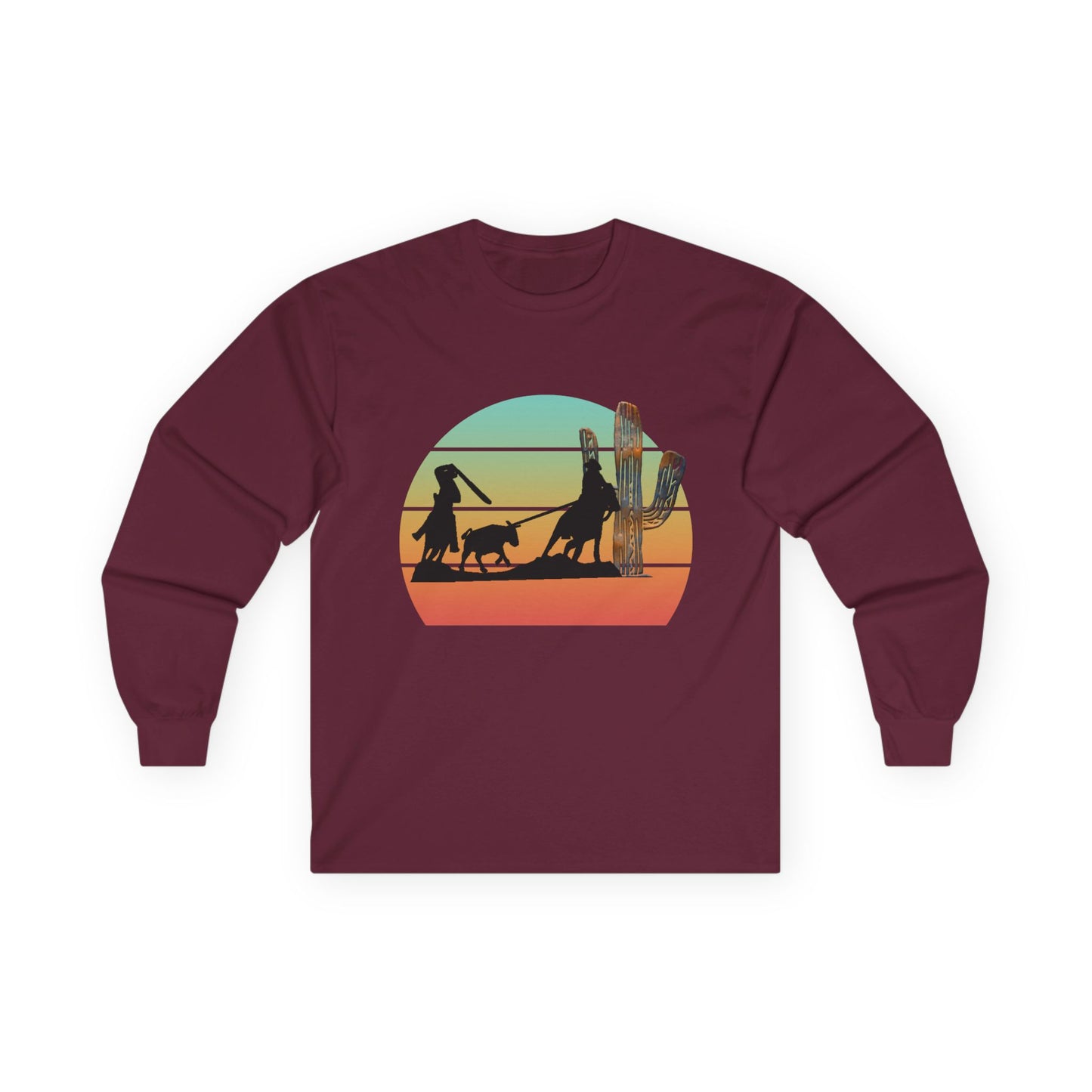 Unisex Ultra Cotton Long Sleeve Tee TEAM ROPING