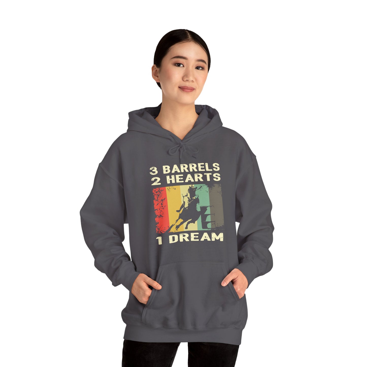 BARREL RACING Unisex Heavy Blend™ Hooded Sweatshirt