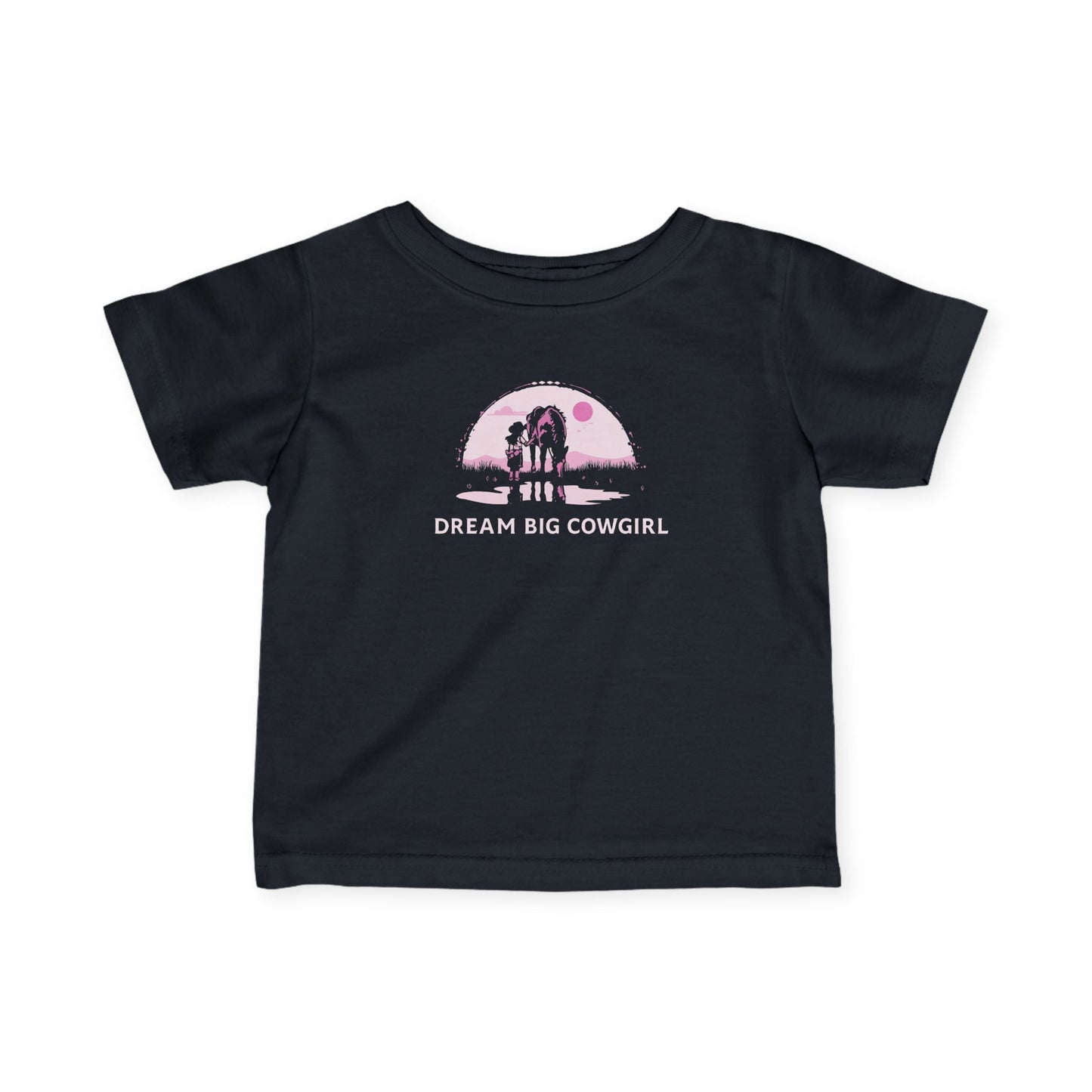 'Dream Big Cowgirl' Western Baby Shirt
