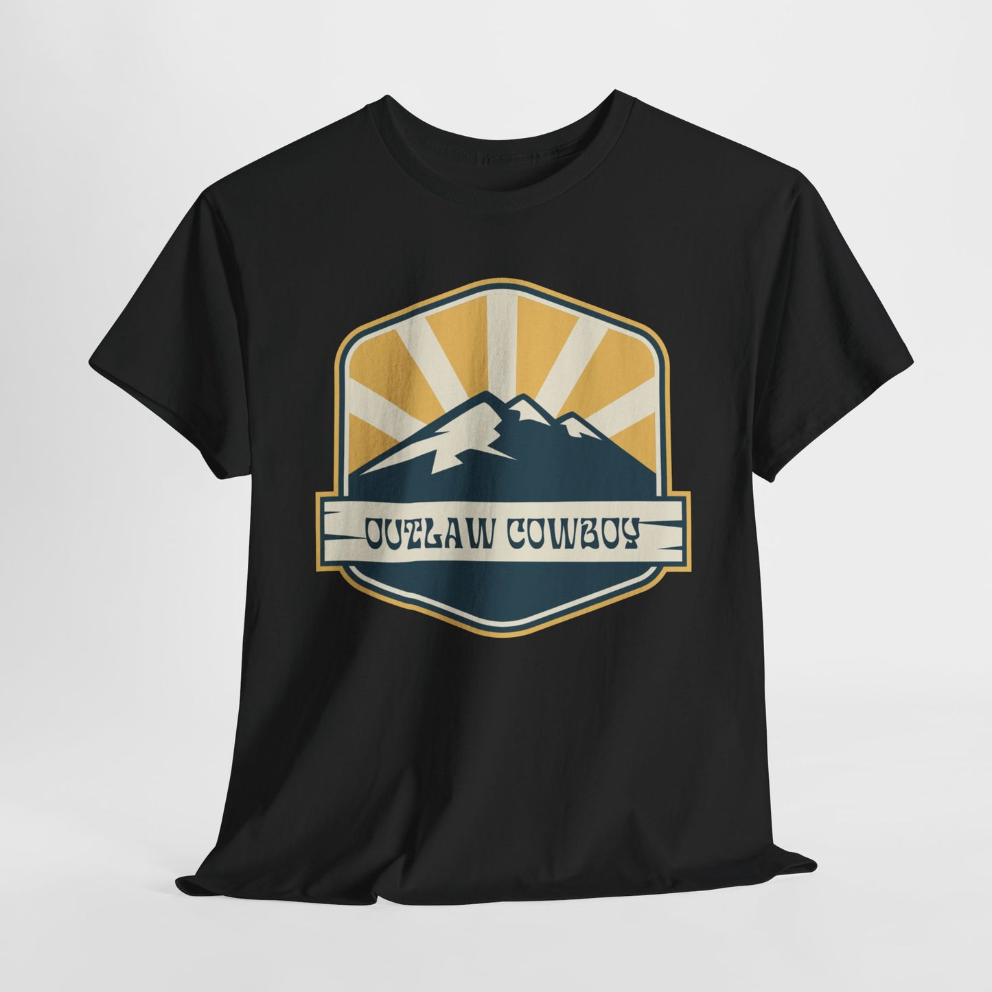 OUTLAW COWBOY Unisex Heavy Cotton Tee