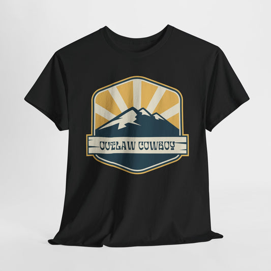 OUTLAW COWBOY Unisex Heavy Cotton Tee