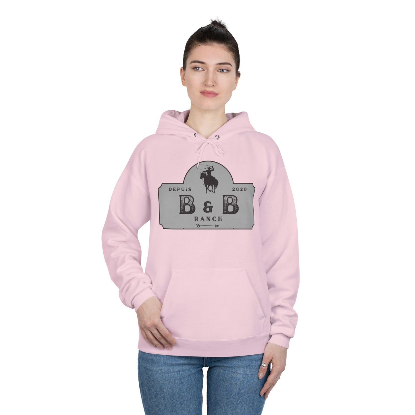 RANCH B & B LOGO Unisex EcoSmart® Pullover Hoodie Sweatshirt