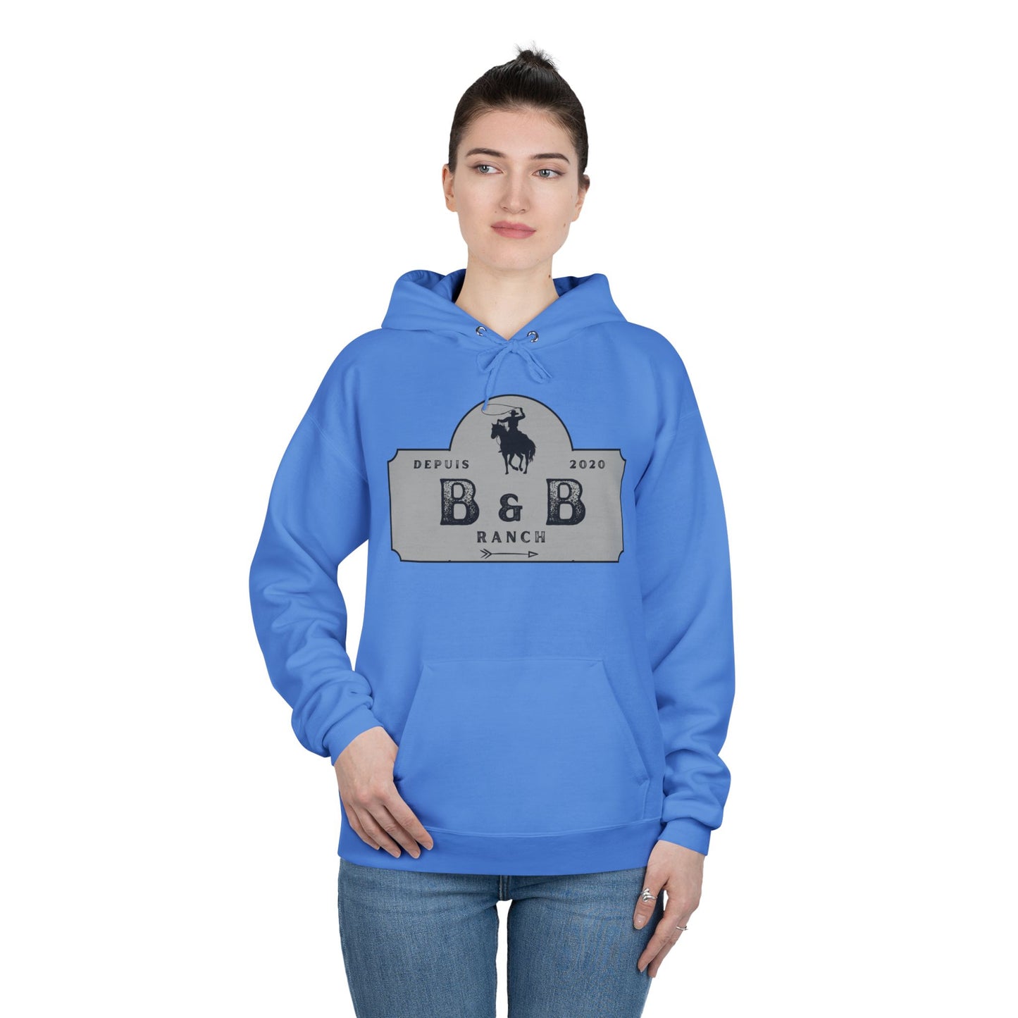 RANCH B & B LOGO Unisex EcoSmart® Pullover Hoodie Sweatshirt