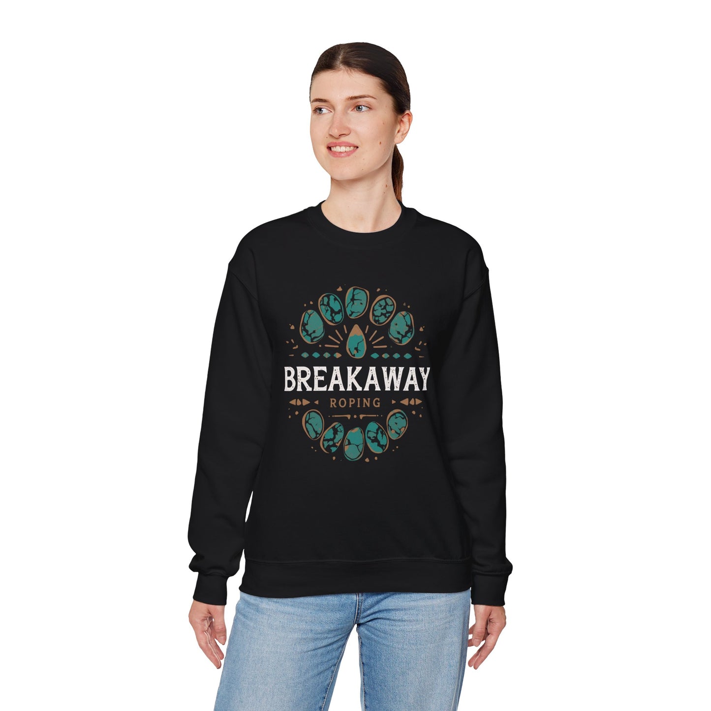 Crewneck Unisexe Breakaway - Turquoise Simple