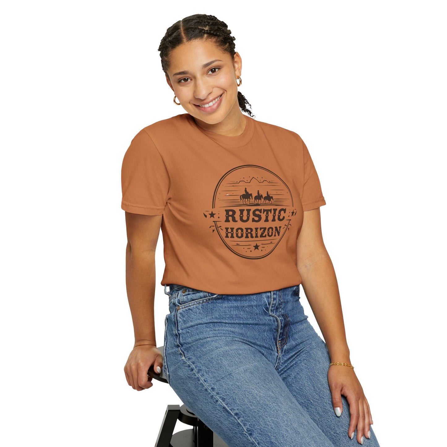 Rustic Horizon UNISEX T-Shirt｜Festival Wear, Casual Outfit, Gift for Nature Lovers, Vintage Style Tee, Summer Essential