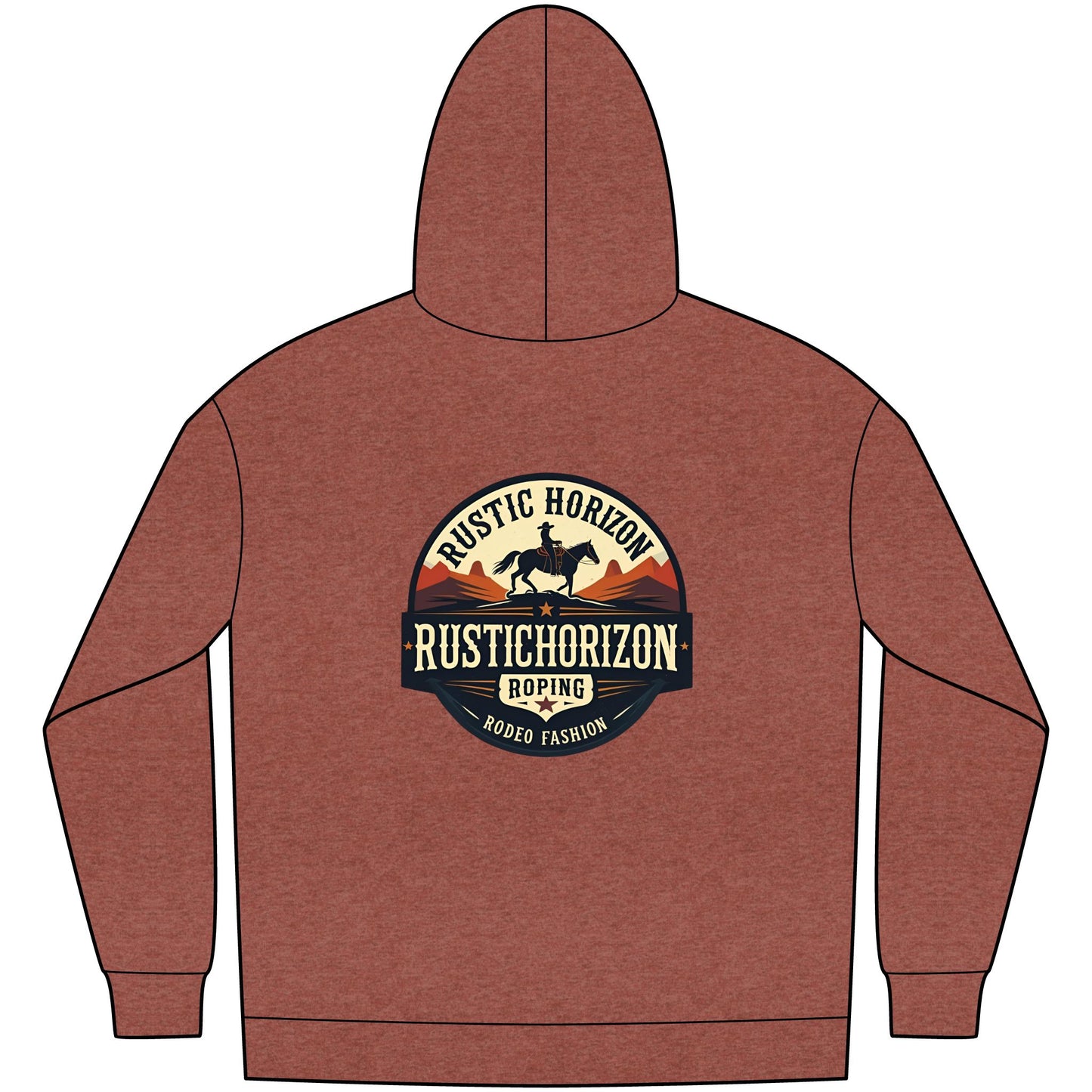 Unisex Western Fleece Hoodie, Rustic Fashion Sweatshirt, Cozy Winter Apparel, Gift for Rodeo Lovers, Casual Outdoor Clothing
