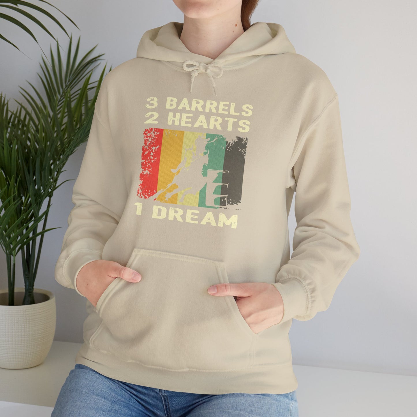 BARREL RACING Unisex Heavy Blend™ Hooded Sweatshirt