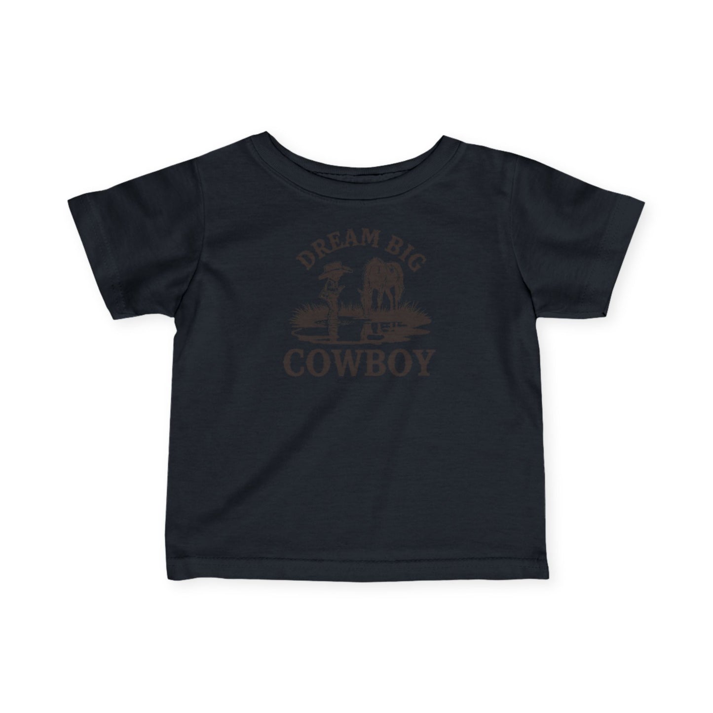 'Dream Big Cowboy' Western Baby Shirt