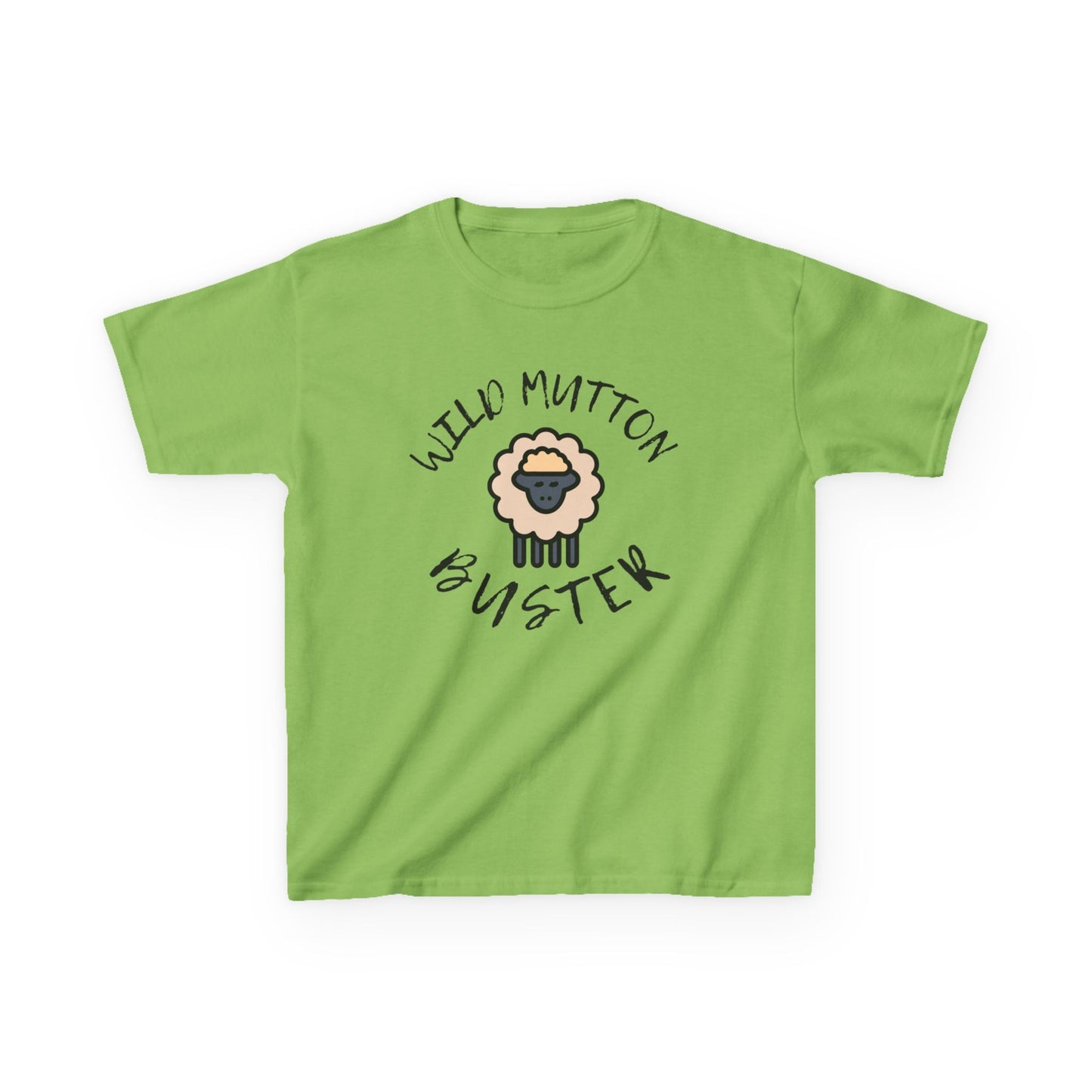 Wild Mutton Buster Kids Tee -  Little Cowboy Design