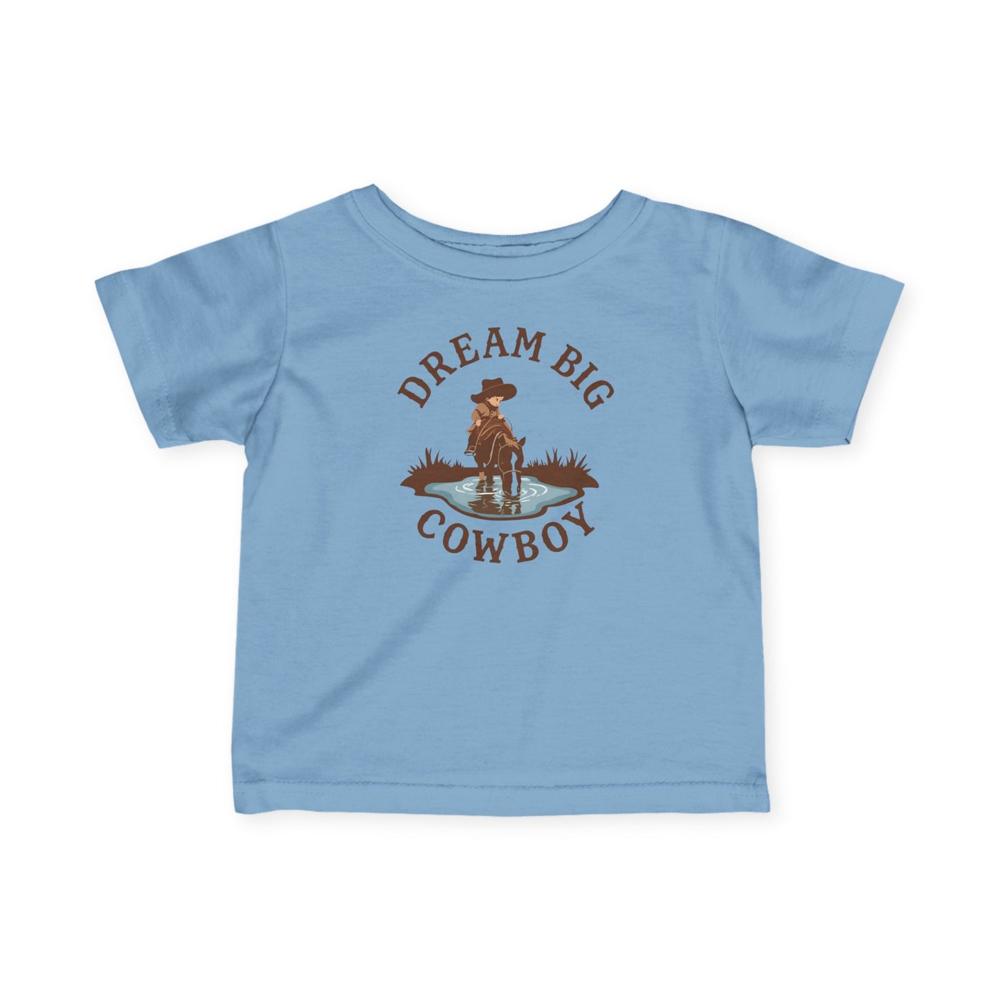 'Dream Big Cowboy' Western Baby Shirt