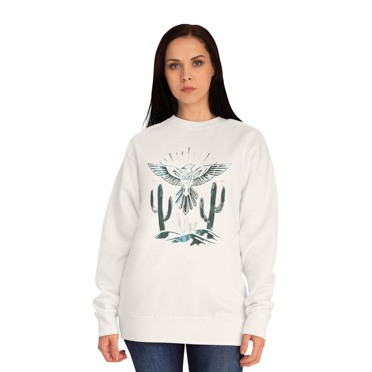 Thunderbird eagle Unisex Crew Sweatshirt - Cozy Cultural Artwear