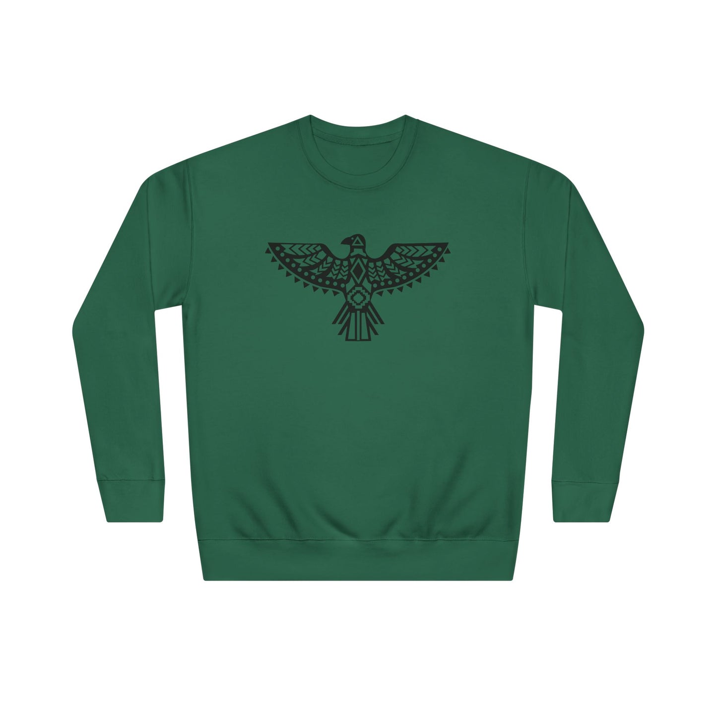 Tribal Eagle Unisex Crew Sweatshirt - Cozy Cultural Artwear