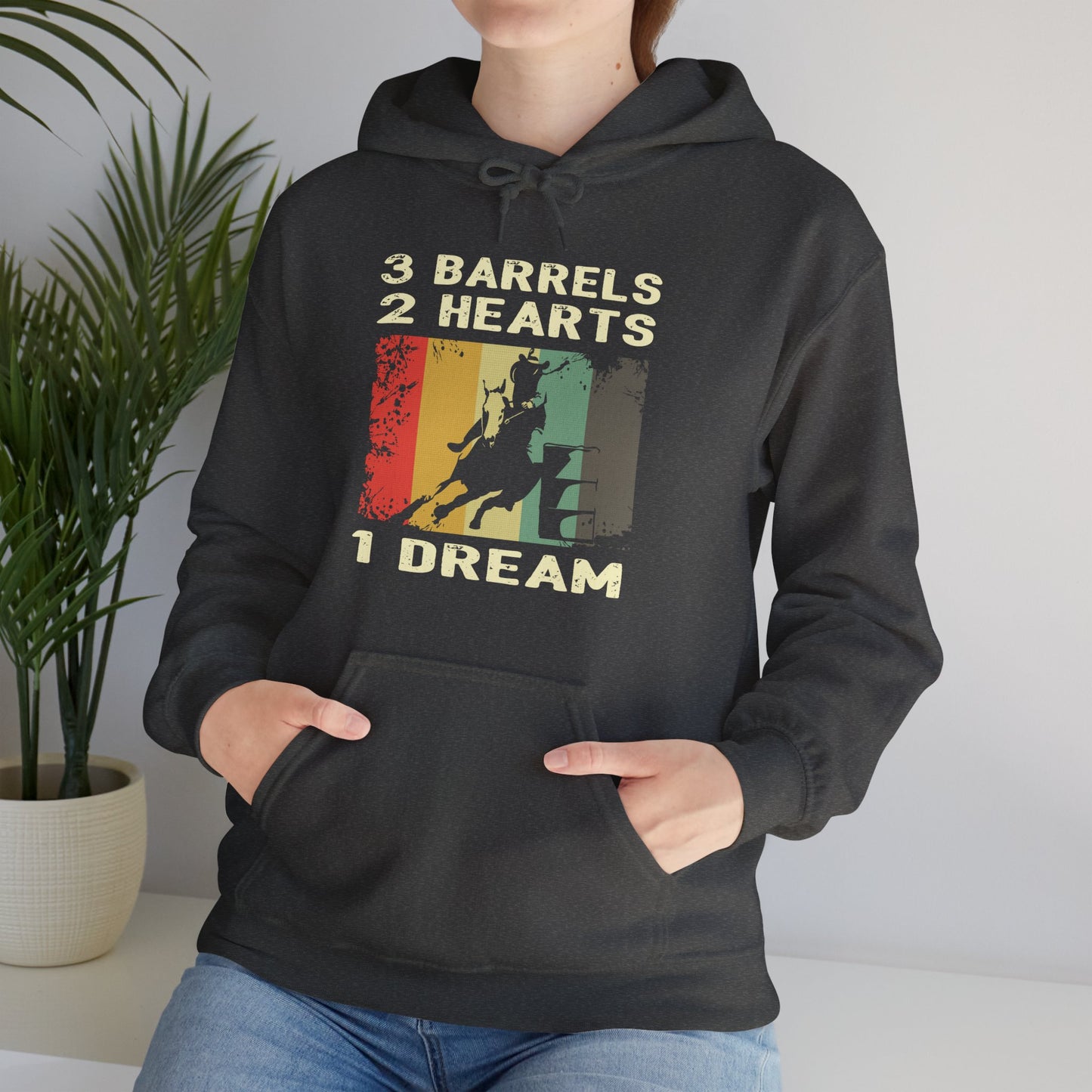 BARREL RACING Unisex Heavy Blend™ Hooded Sweatshirt