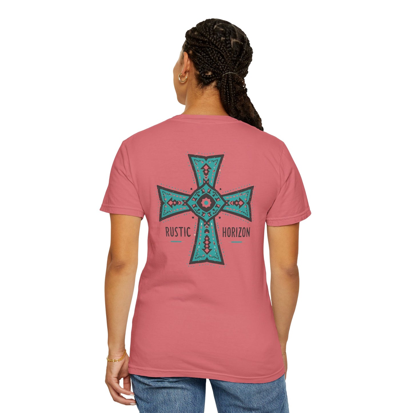 Rustic Horizon cross UNISEX T-Shirt｜Festival Wear, Casual Outfit, Gift for Nature Lovers, Vintage Style Tee, Summer Essential