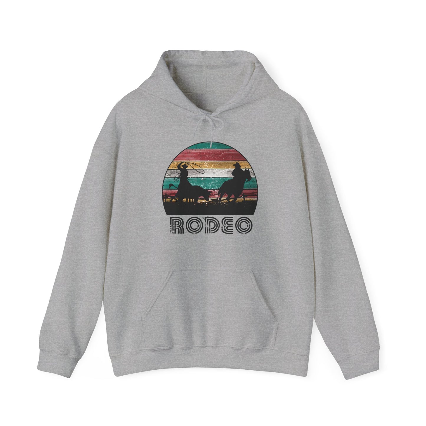 TEAM ROPING RODEO Unisex Heavy Blend™ Hooded Sweatshirt