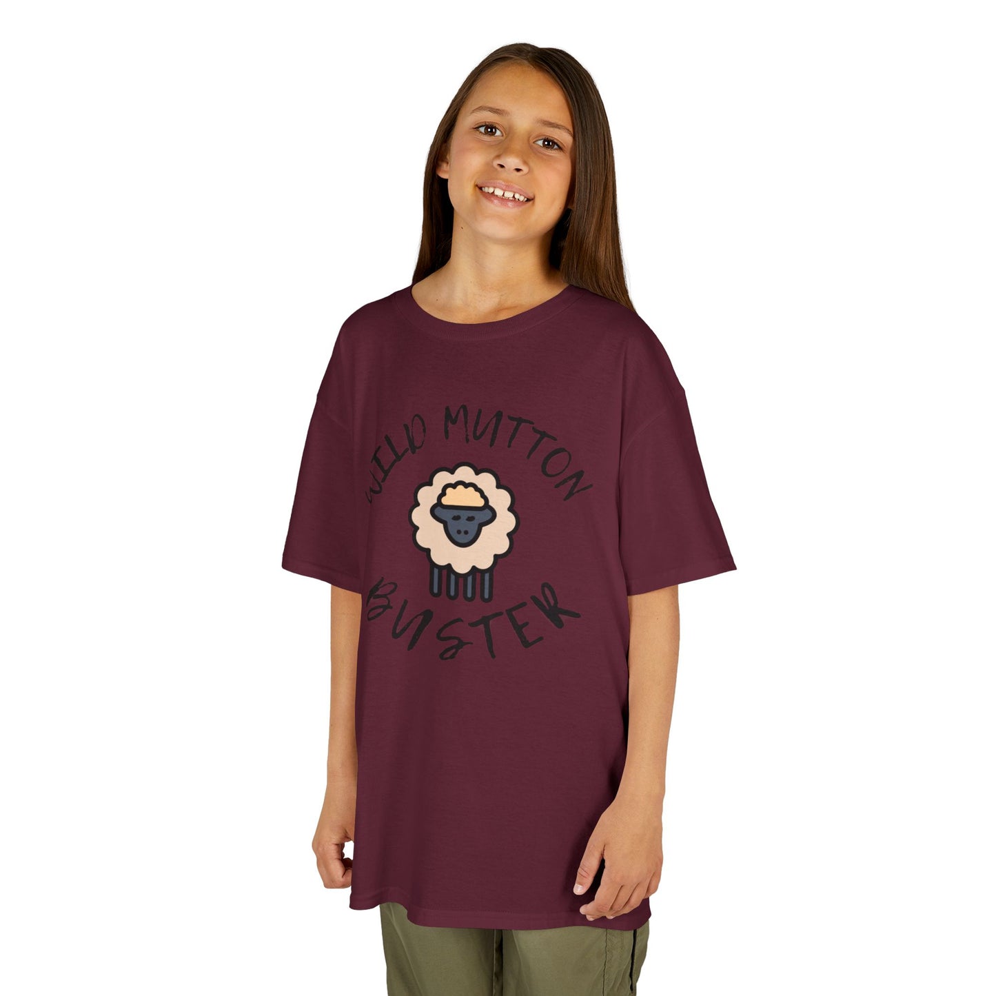 Wild Mutton Buster Kids Tee -  Little Cowboy Design