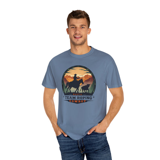Rustic Horizon Team Roping Unisex Garment-Dyed T-Shirt | Casual Summer Tee, Nature Lover Shirt, Vintage Style Top, Gift for Him/Her, Outdoor [...]