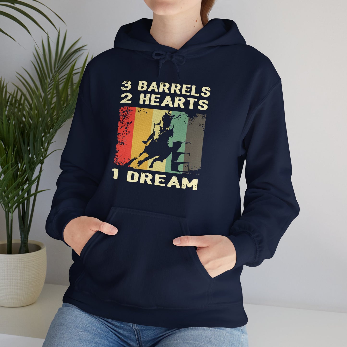 BARREL RACING Unisex Heavy Blend™ Hooded Sweatshirt