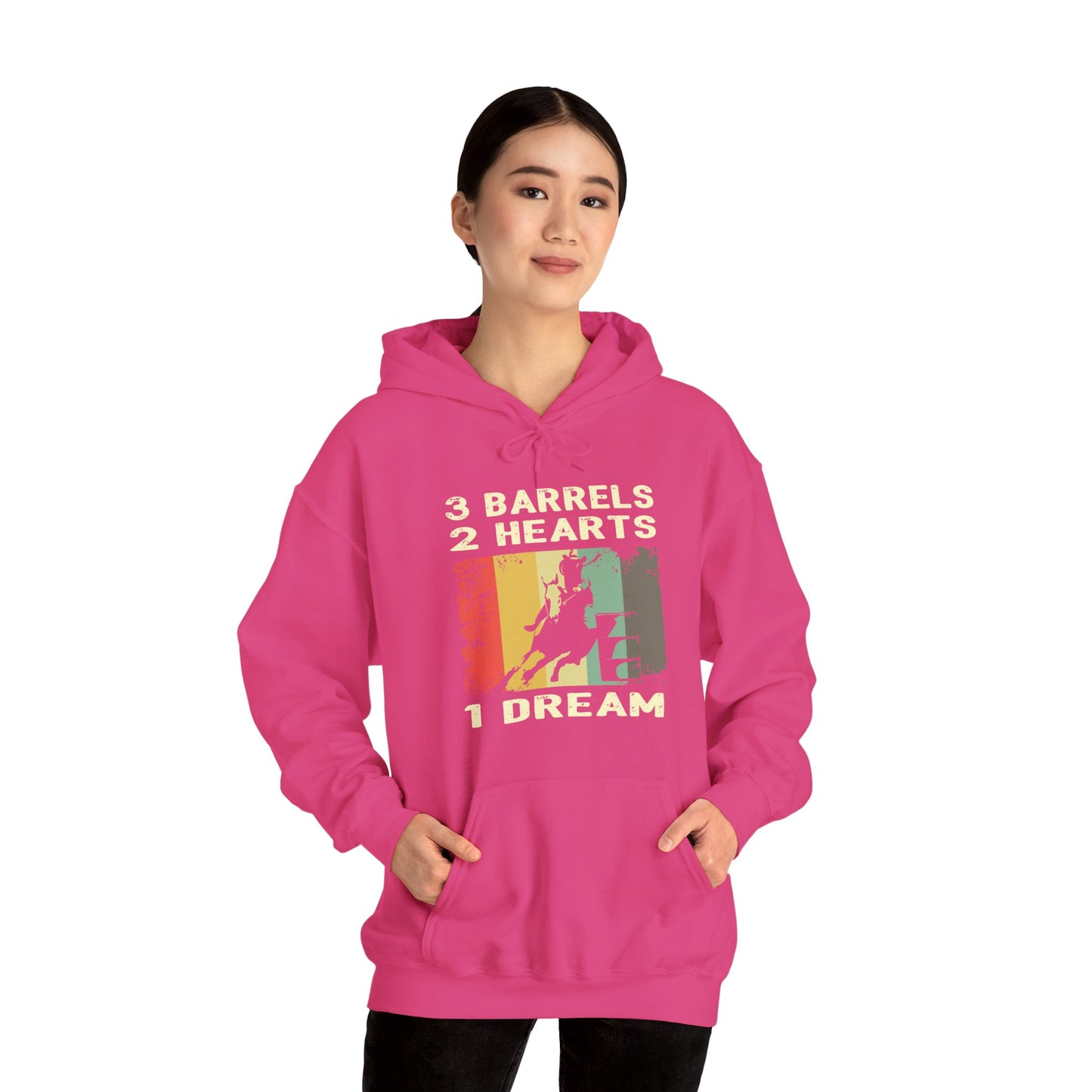 BARREL RACING Unisex Heavy Blend™ Hooded Sweatshirt