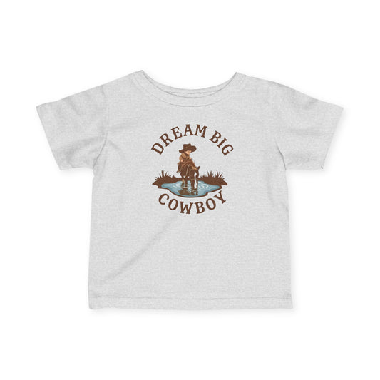 'Dream Big Cowboy' Western Baby Shirt