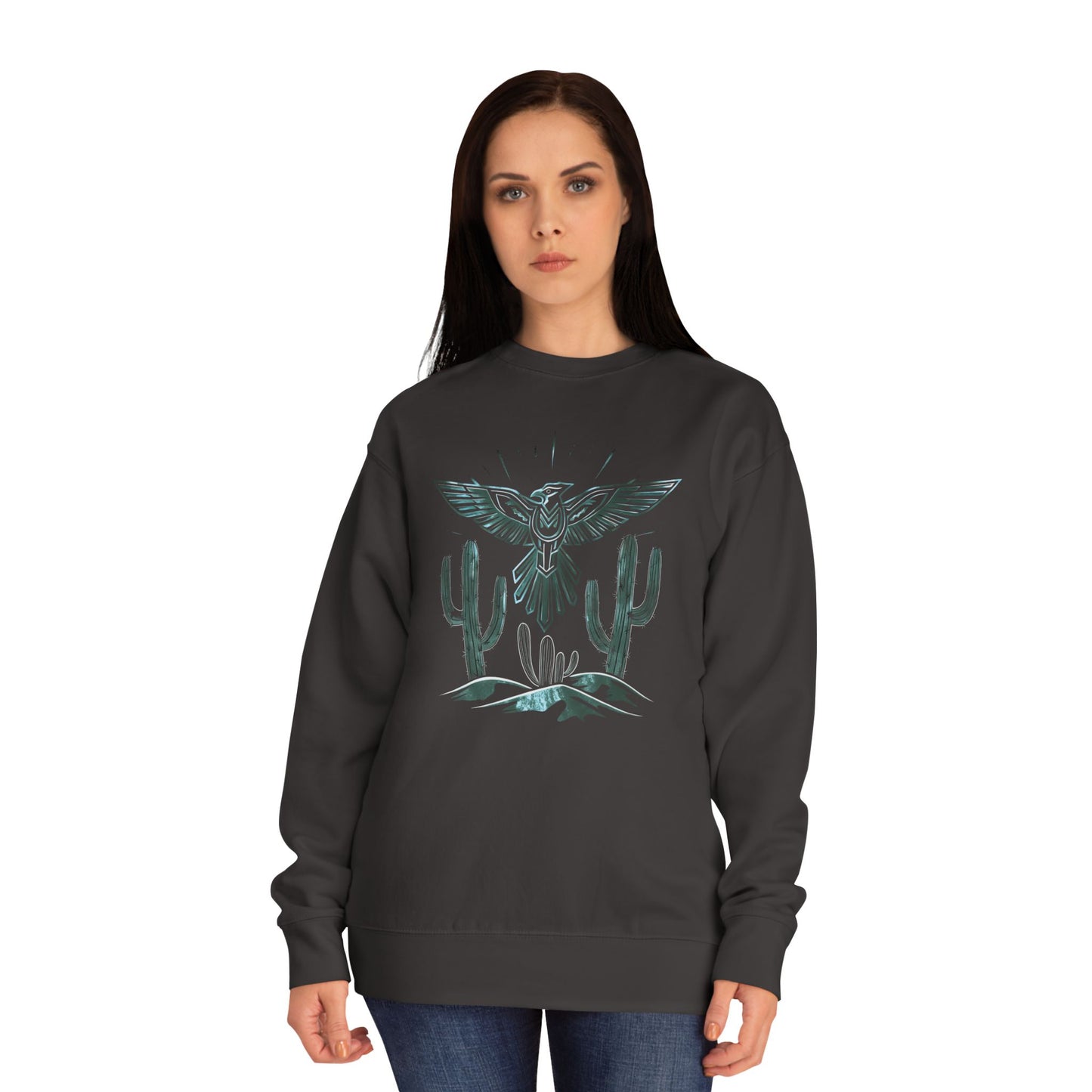 Thunderbird eagle Unisex Crew Sweatshirt - Cozy Cultural Artwear