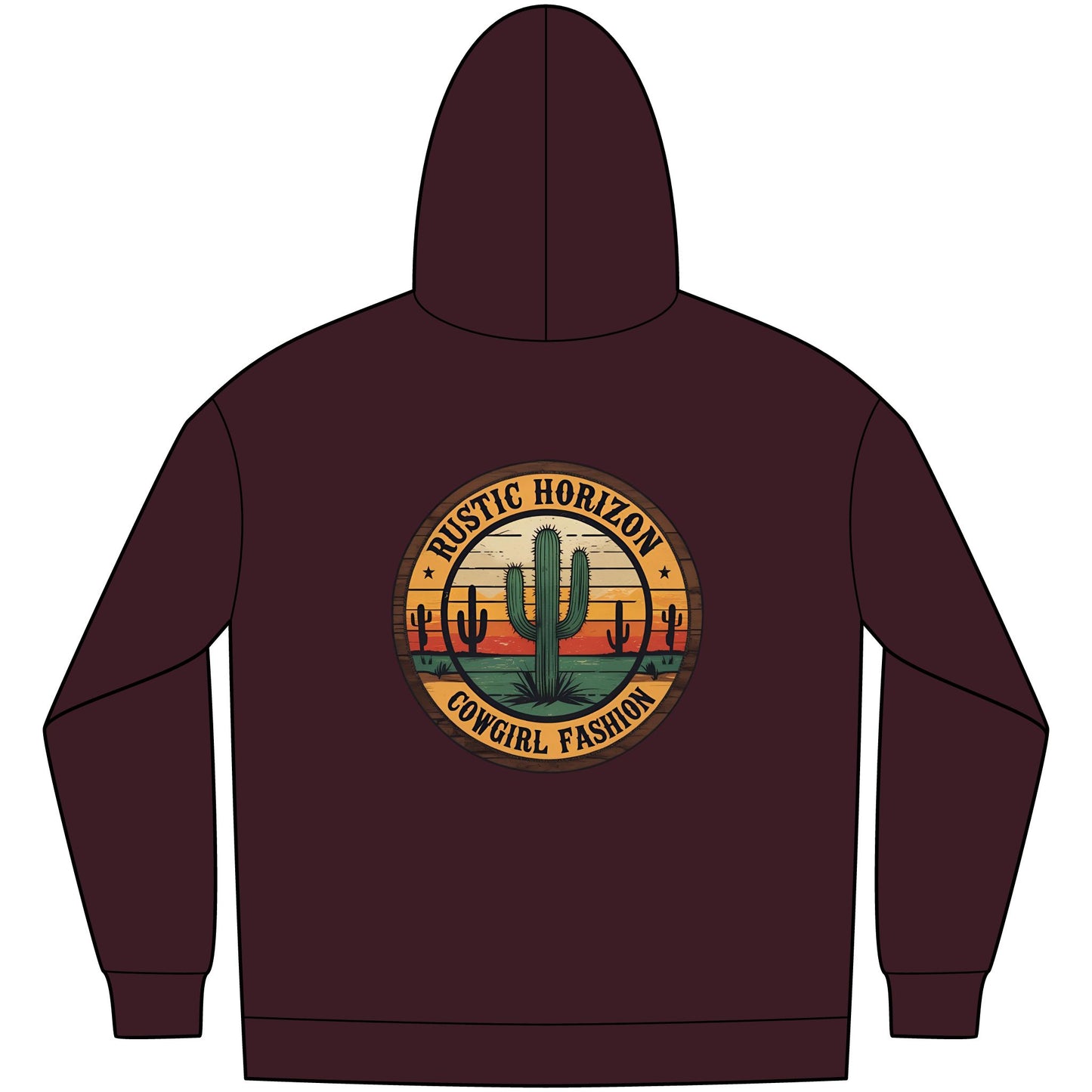 Cowgirl Unisex Western Fleece Hoodie, Rustic Fashion Sweatshirt, Cozy Winter Apparel, Gift for Rodeo Lovers, Casual Outdoor Clothing