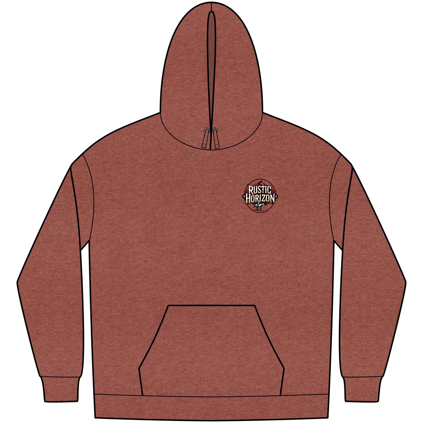 Unisex Western Fleece Hoodie, Rustic Fashion Sweatshirt, Cozy Winter Apparel, Gift for Rodeo Lovers, Casual Outdoor Clothing