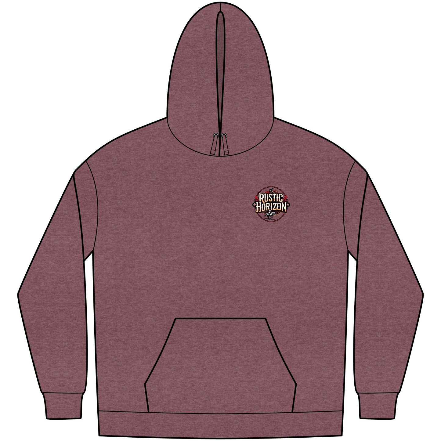 Unisex Western Fleece Hoodie, Rustic Fashion Sweatshirt, Cozy Winter Apparel, Gift for Rodeo Lovers, Casual Outdoor Clothing