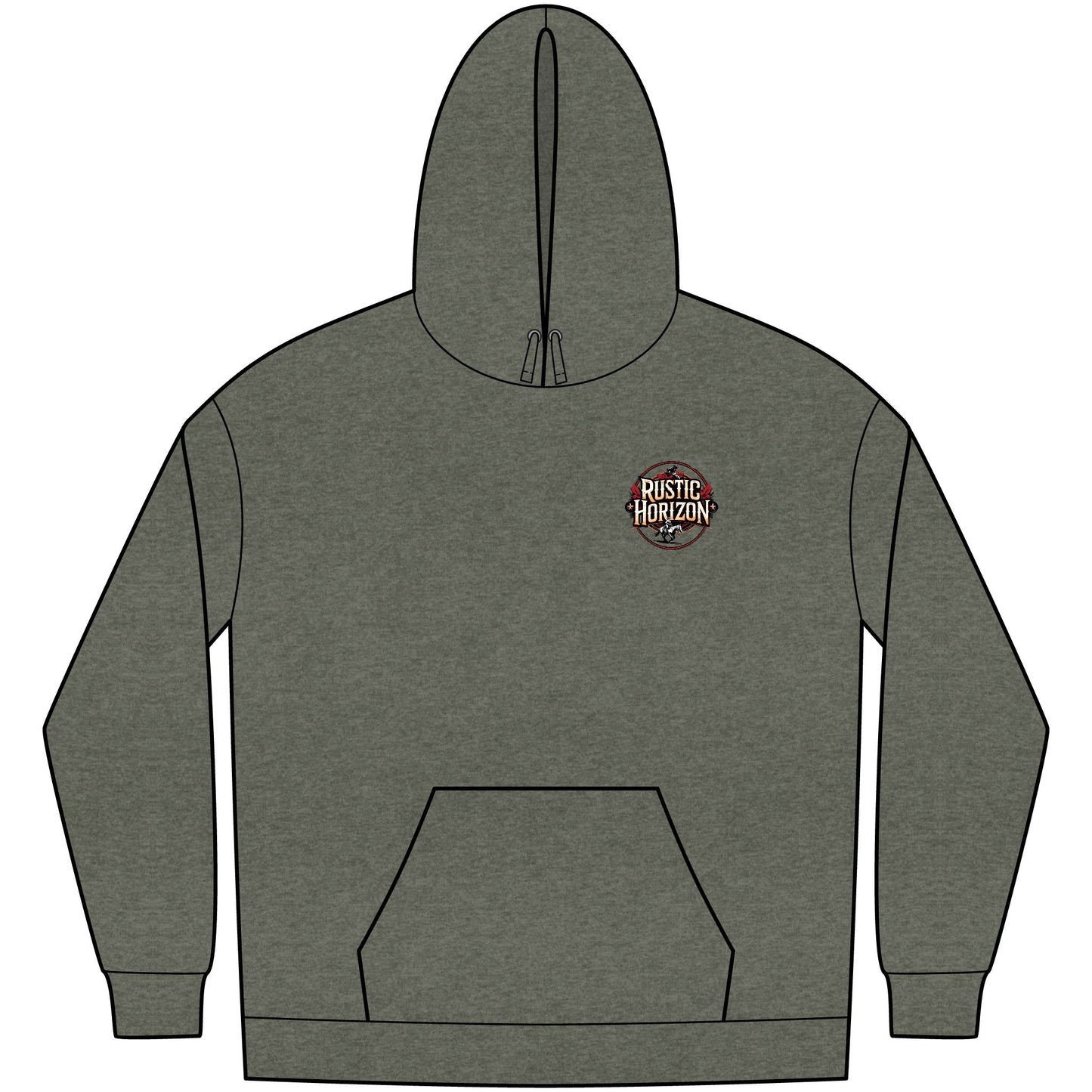 Unisex Western Fleece Hoodie, Rustic Fashion Sweatshirt, Cozy Winter Apparel, Gift for Rodeo Lovers, Casual Outdoor Clothing