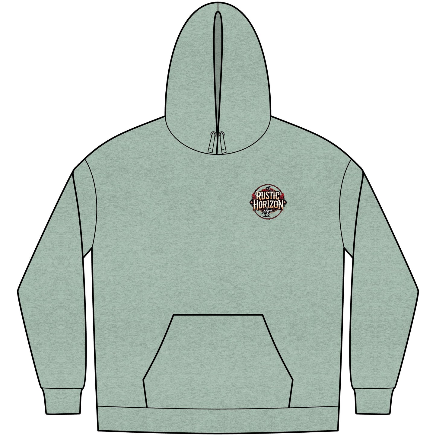 Unisex Western Fleece Hoodie, Rustic Fashion Sweatshirt, Cozy Winter Apparel, Gift for Rodeo Lovers, Casual Outdoor Clothing