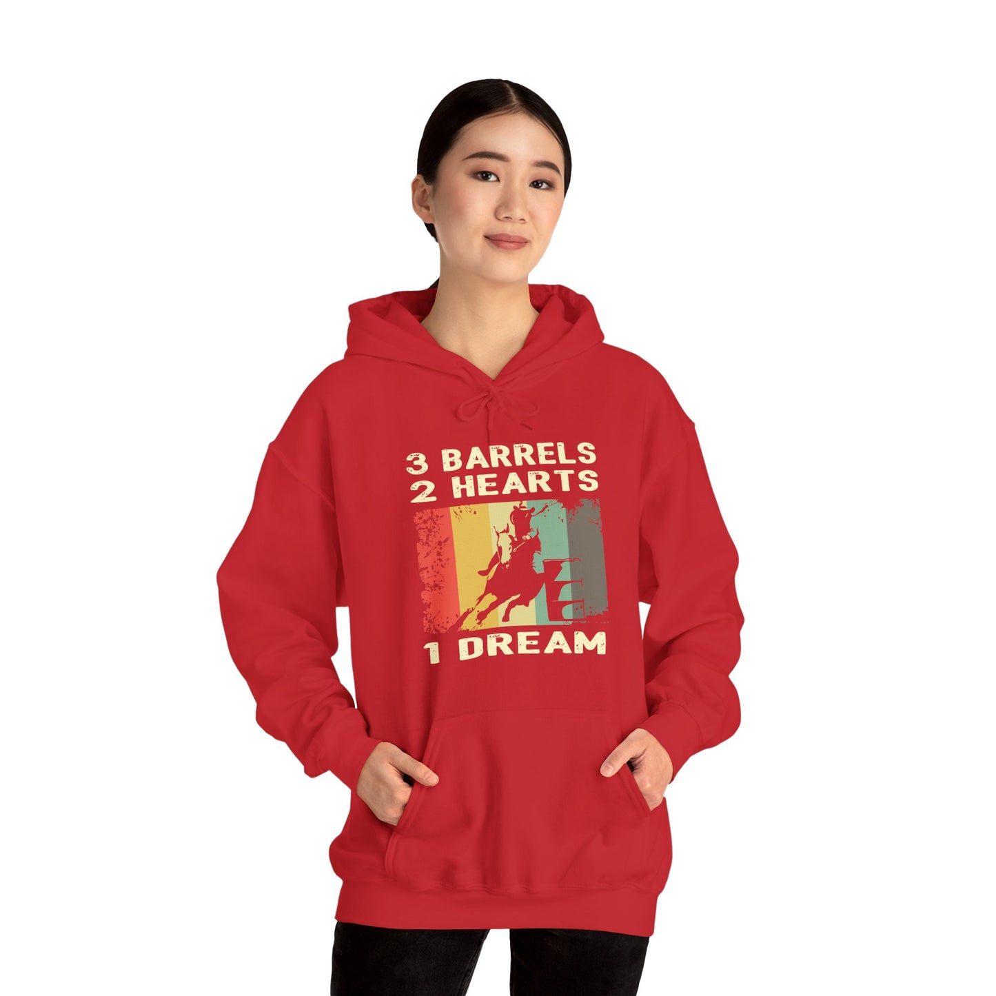 BARREL RACING Unisex Heavy Blend™ Hooded Sweatshirt