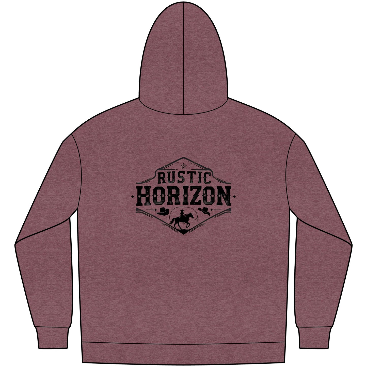 Cowgirl Unisex Western Fleece Hoodie, Rustic Fashion Sweatshirt, Cozy Winter Apparel, Gift for Rodeo Lovers, Casual Outdoor Clothing