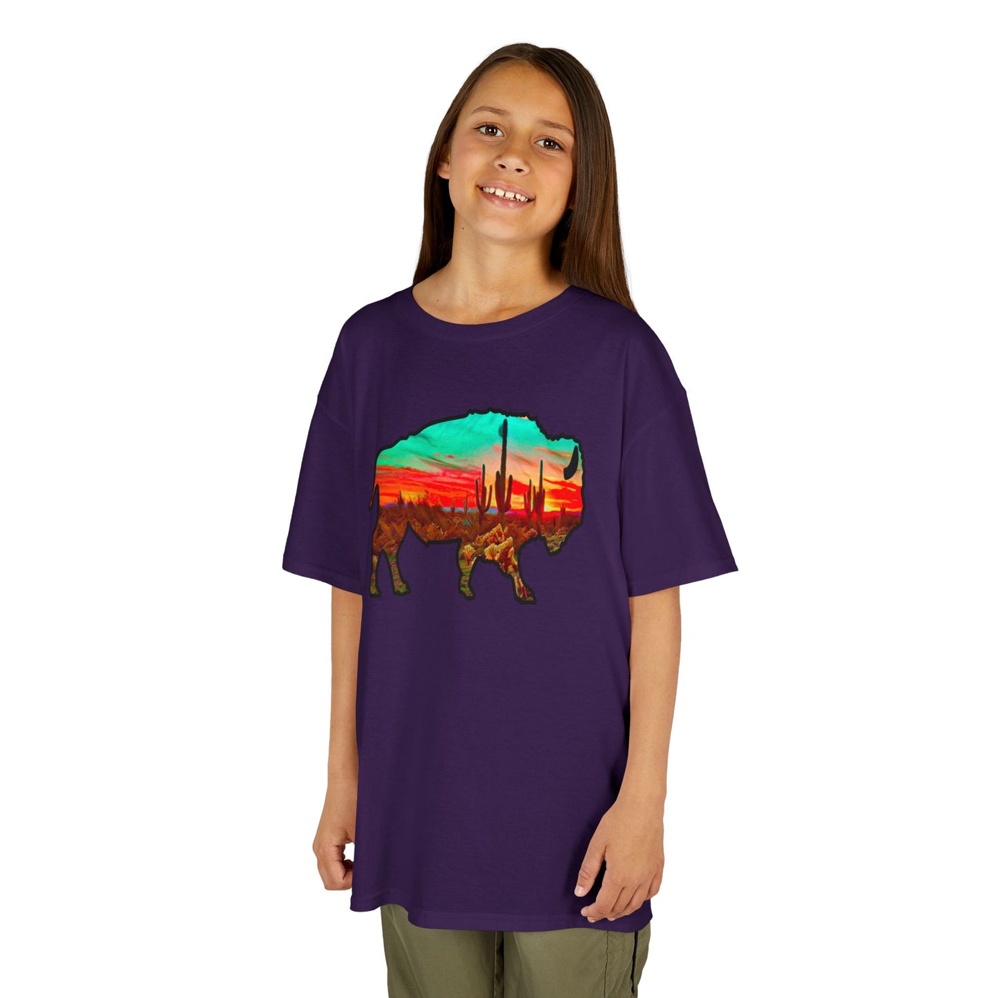 DESERT BISON Kids Heavy Cotton™ Tee